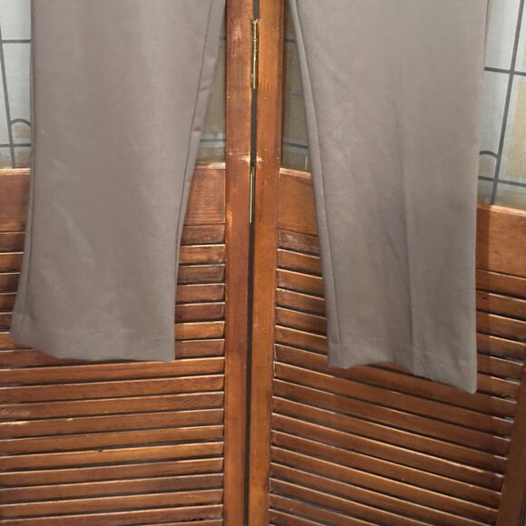 Zara Straight Leg Low Rise Brown Trousers Work Casual Pants Size M NWOT - Picture 7 of 14